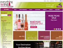 Tablet Screenshot of everythingwineandmore.ca